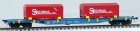 36051 LS Models Container flat car type Sgs with 2 containers Spedirail
